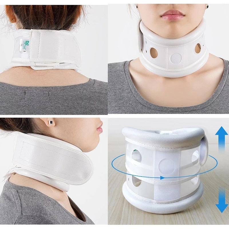 Adjustable Neck Traction Rushed Corset Corrector De Postura Cervical Collar Neck Support For Preventions Spondylosis With Chain - MY WORLD