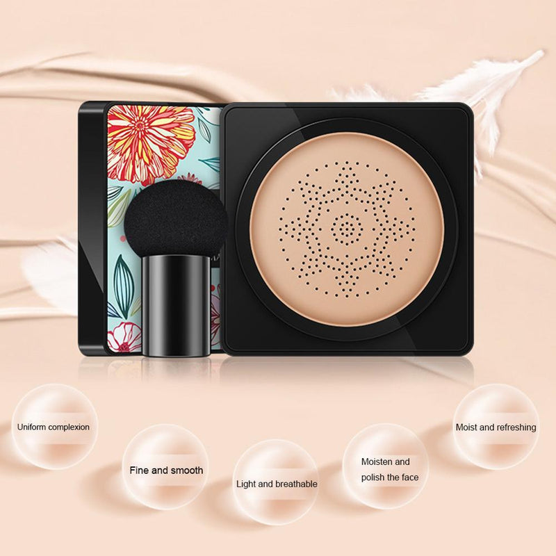 BB Air Cushion Makeup Foundation Mushroom Head CC Cream Whitening Makeup Cosmetic Waterproof Brighten Face Base Tone Air Cushion - MY WORLD