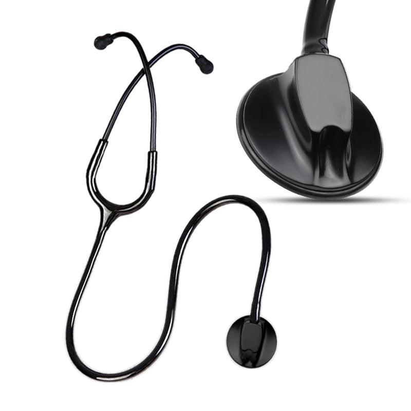 Classic Black Professional Estetoscopio Heart Cardiology Doctor Cute Stethoscope for Nurse Student Medical Equipment Device Tool - MY WORLD