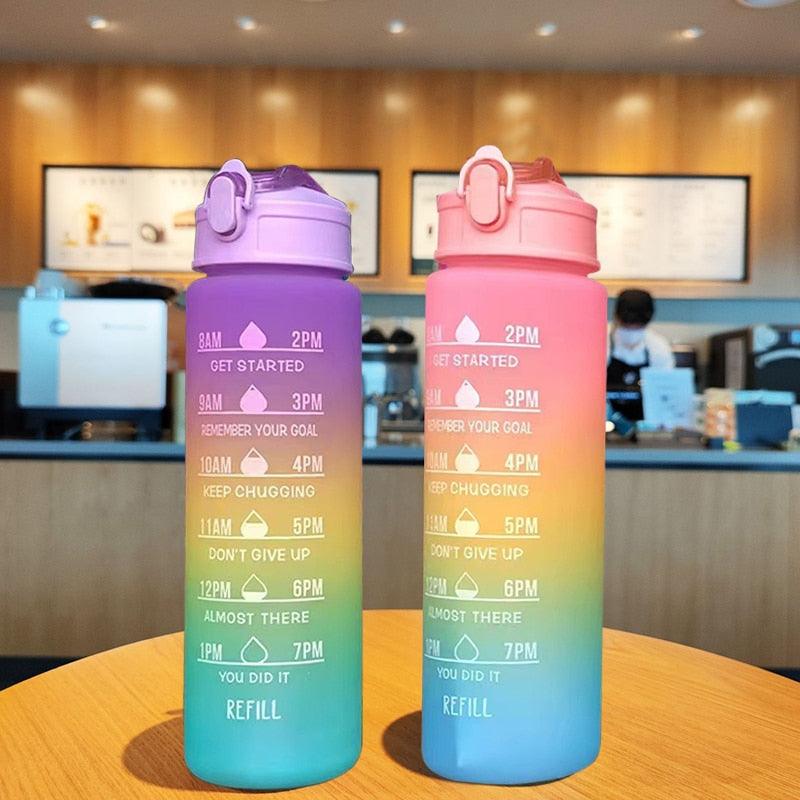 3pcs/Set Sports Large Capacity Water Bottle School Girl Children Kawaii Cute Drinking Cup for Male Female Jug Hiking Camping Cup - MY WORLD