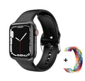 Smart Watch Series 8 Carregamento sem fio Bluetooth Faz amadas Smartwatch. Para Homens Mulheres Esporte Fitness Pulseira para Apple Watch IWO - MY WORLD