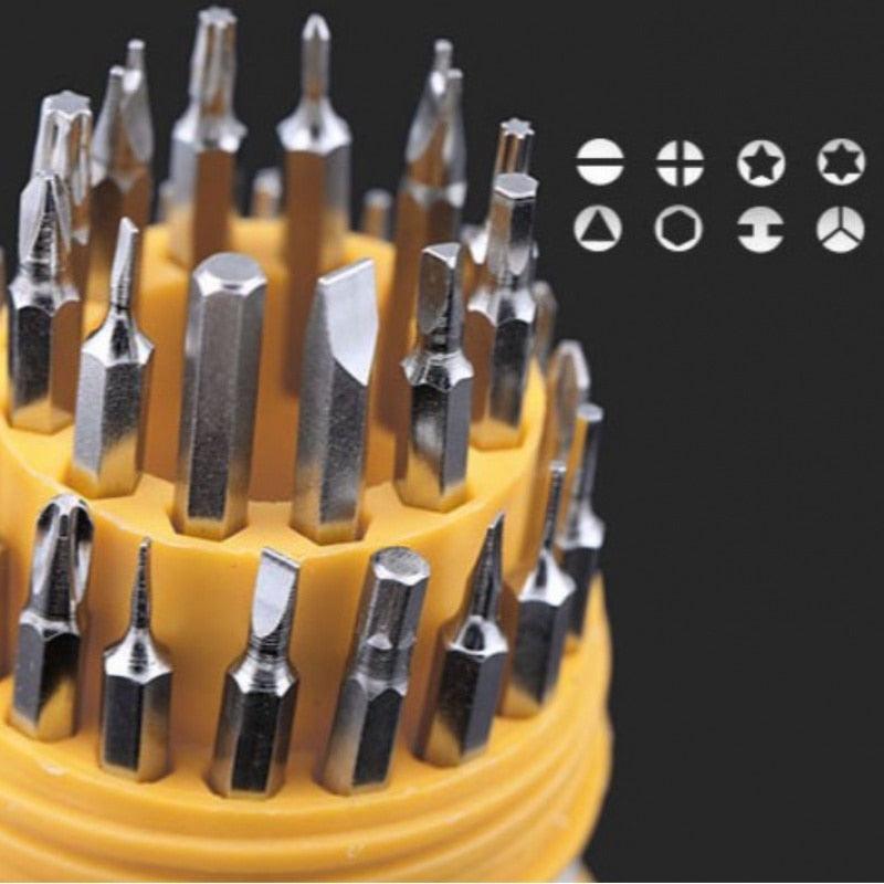 31 In 1 Precision Screwdriver Game Torx Alen Philips Miscellaneous Key Tips - MY WORLD