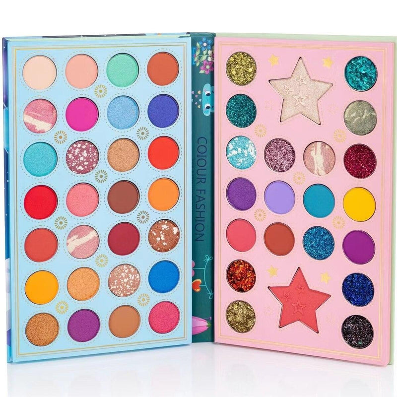 59 Colors NEW Big Book Style Libro Wholesale Vendor High Quality Pigmented Eye Shadow Palette Sombras Para Ojos Korean Makeup - MY WORLD